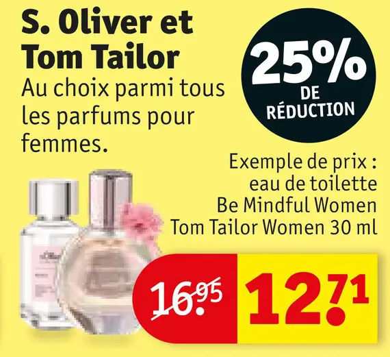 Offre: S. Oliver et Tom Tailor