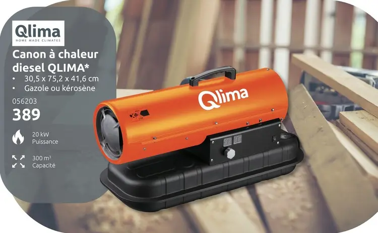 Offre: Canon à chaleur diesel