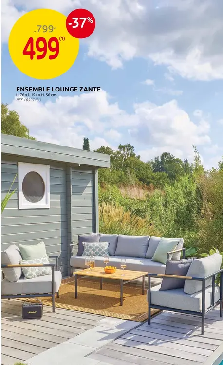 Offre: Ensemble lounge zante