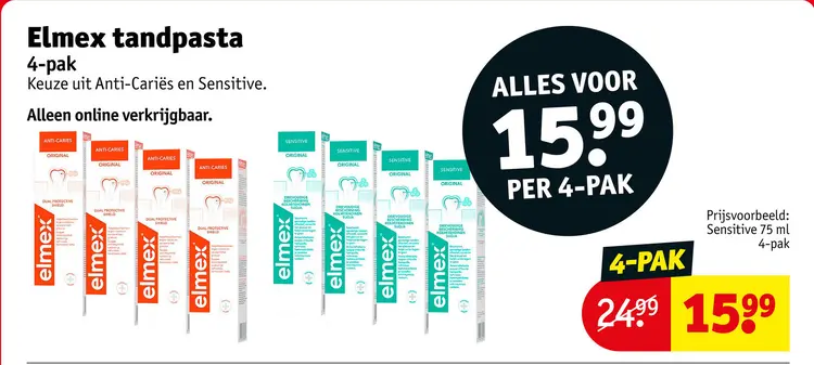 Promotie: Elmex tandpasta