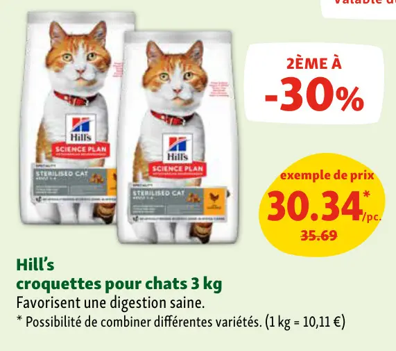 Offre: Hill's croquettes pour chats