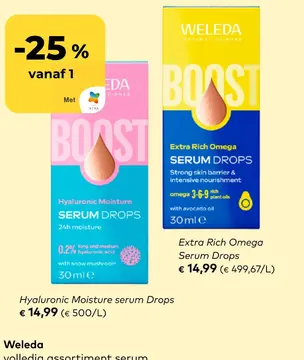 Aanbieding: Hyaluronic Moisture serum Drops