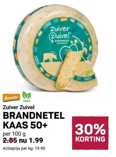 Aanbieding: Brandnetel kaas 50+