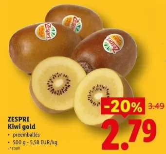 Offre: Kiwi gold