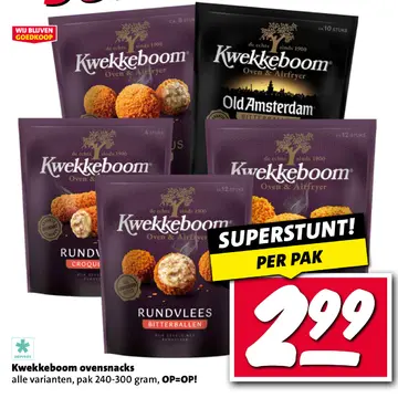 Aanbieding: Kwekkeboom ovensnacks