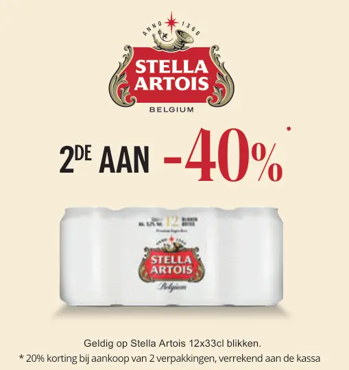 Promotie: Stella Artois