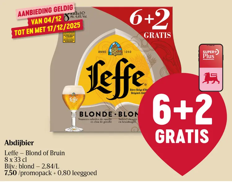 Promotie: Abdijbier Leffe