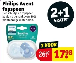 Aanbieding: Philips Avent fopspeen