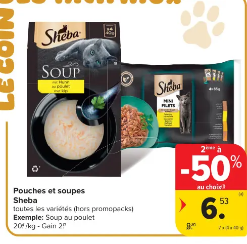 Offre: Pouches et soupes