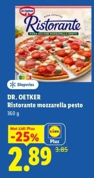 Aanbieding: Ristorante mozzarella pesto