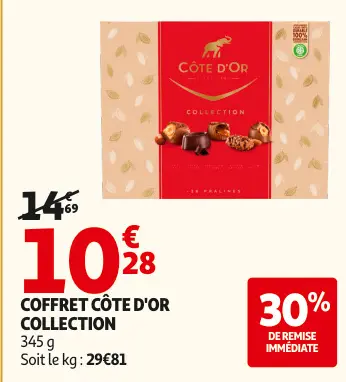 Promotie: Coffret CÔTE D'OR collection