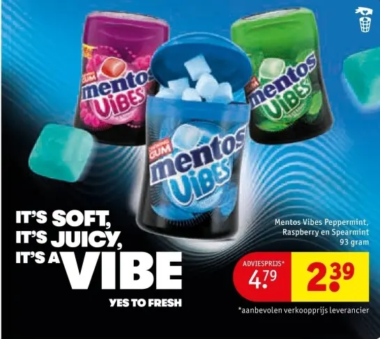 Aanbieding: Mentos Vibes