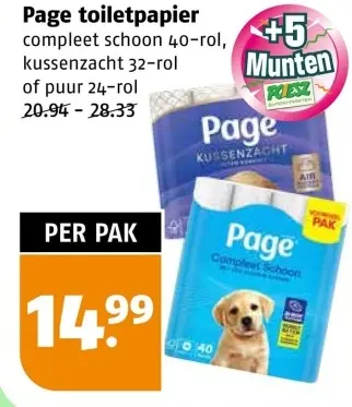 Aanbieding: toiletpapier