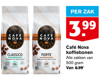 Aanbieding: CAFÉ NOVA CLASSICO SLOW ROASTED COFFEE BEANS