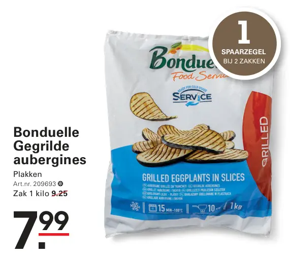 Aanbieding: Gegrilde aubergines