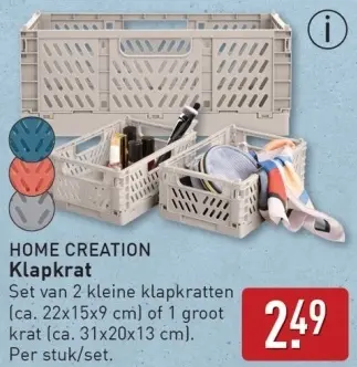 Aanbieding: Klapkrat