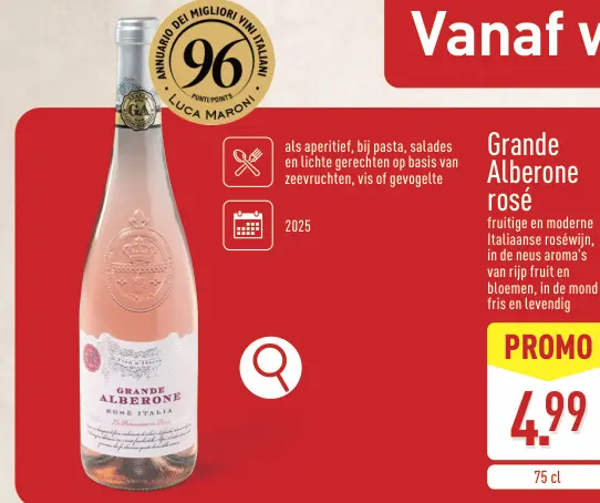 Promotie: Grande Alberone rosé