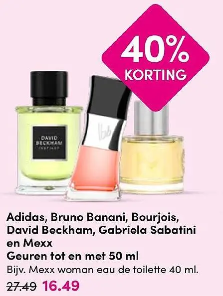 Aanbieding: Geuren tot en met 50 ml