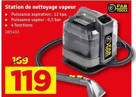 Offre: Station de nettoyage vapeur