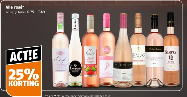 Aanbieding: Alle rosé