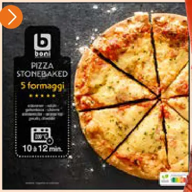 Offre: PIZZA STONEBAKED 5 formaggi