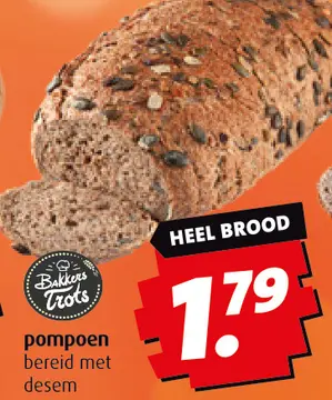Aanbieding: HEEL BROOD pompoen