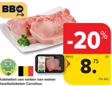 Aanbieding: Koteletten van varken van weleer