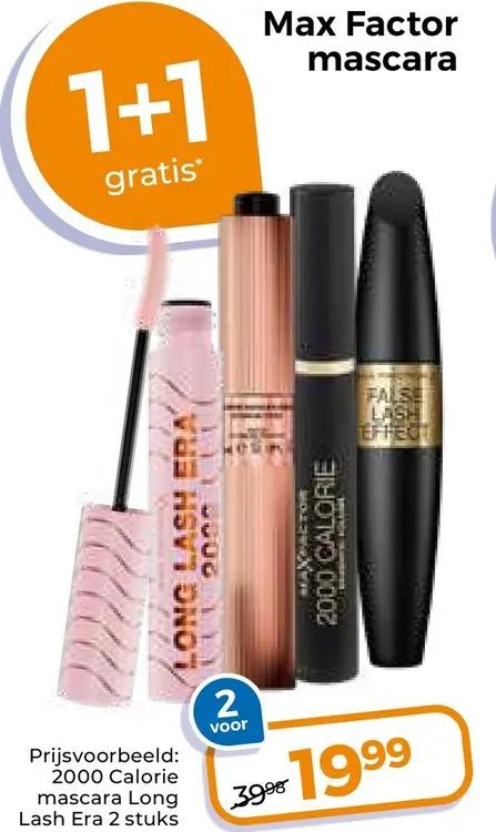 Aanbieding: Max Factor mascara