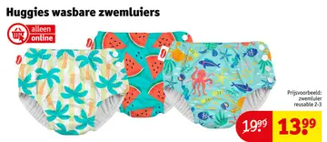 Aanbieding: Huggies wasbare zwemluiers