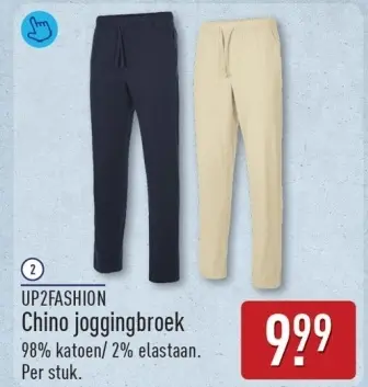 Aanbieding: Chino joggingbroek
