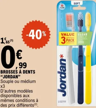 Offre: Brosses à dents