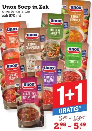 Aanbieding: Soep in Zak