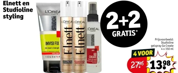 Aanbieding: Elnett en Studioline styling