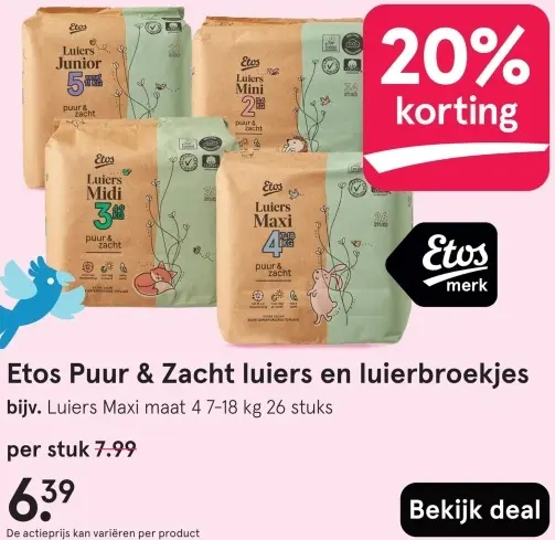 Aanbieding: Puur & Zacht luiers en luierbroekjes