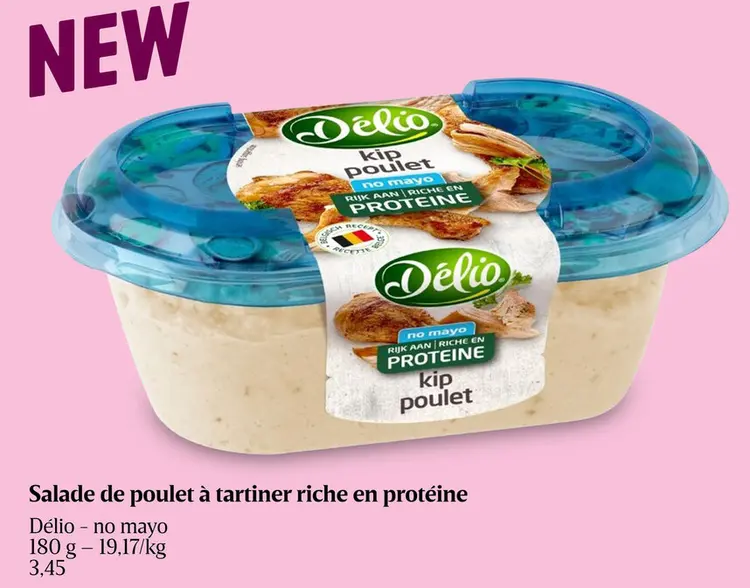 Offre: Salade de poulet à tartiner riche en protéine