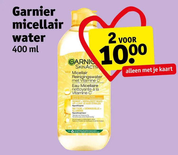 Promotie: Garnier micellair water
