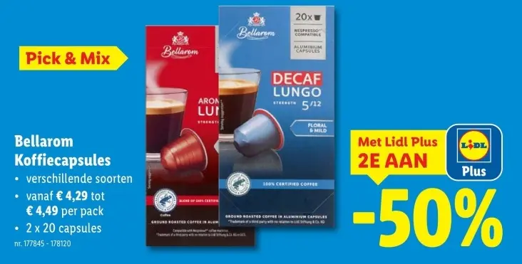 Aanbieding: Koffiecapsules