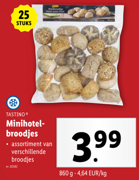 Aanbieding: Minihotelbroodjes