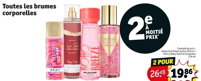 Offre: Toutes les brumes corporelles