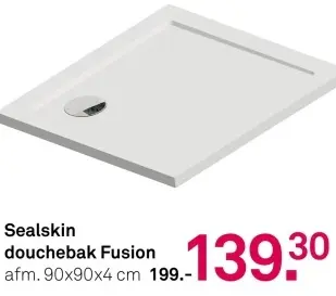 Aanbieding: douchebak Fusion
