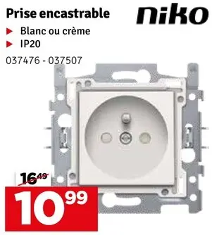 Offre: Prise encastrable