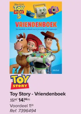 Promotie: Toy Story - Vriendenboek
