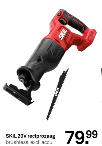 Aanbieding: 20V reciprozaag