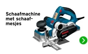 Aanbieding: Schaafmachine met schaafmesjes