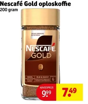 Aanbieding: Nescafé Gold oploskoffie