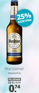 Aanbieding: Warsteiner Alkoholfrei Pilsener