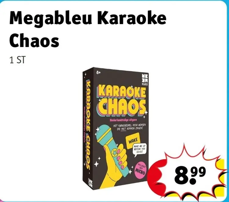 Aanbieding: Megableu Karaoke Chaos