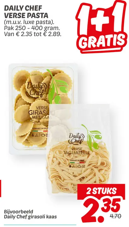 Aanbieding: Daily Chef verse pasta