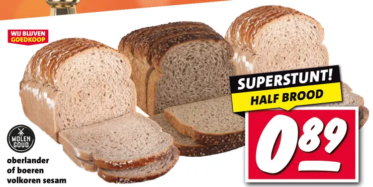 Aanbieding: Oberlander of boeren volkoren sesam