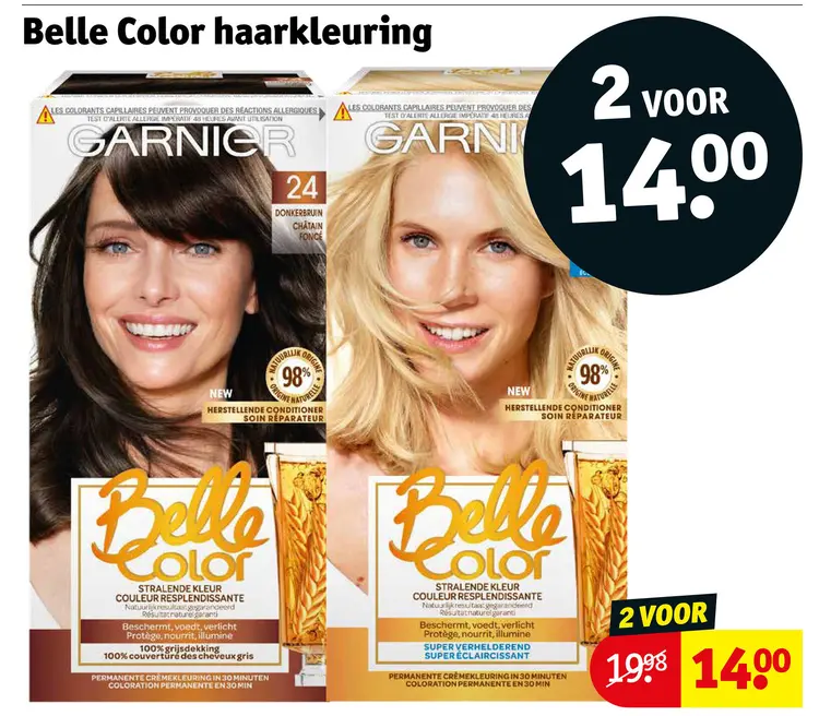 Promotie: Belle Color haarkleuring